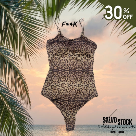 Costume Monokini donna EFFEK Leopardato