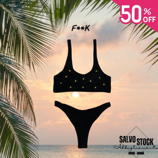 Costume Bikini top donna EFFEK Nero FK23