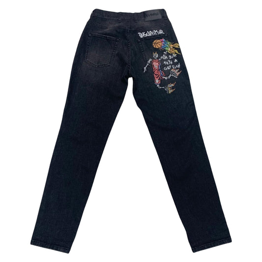 Jeans Uomo Nero DISCLAIMER