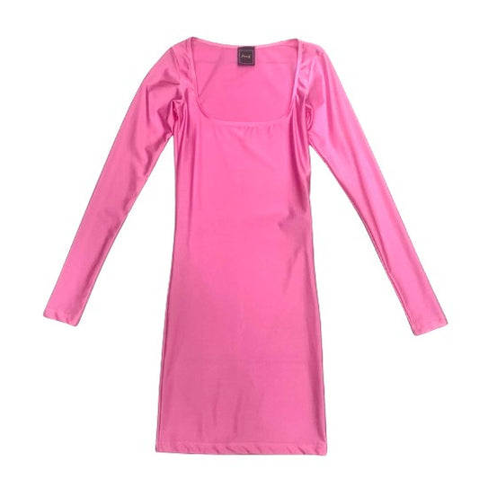 Vestito corto donna manica lunga Rosa EFFEK