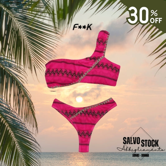 Costume Bikini donna fascia monospalla EFFEK Fantasia FK24