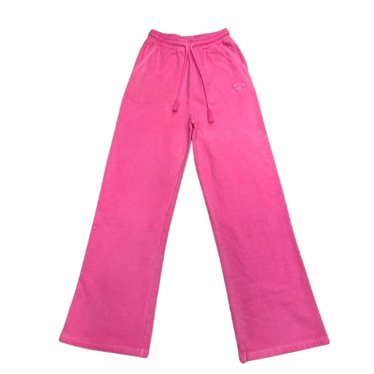 Pantalone Donna Palazzo in felpa Fuxia Fluo EFFEK