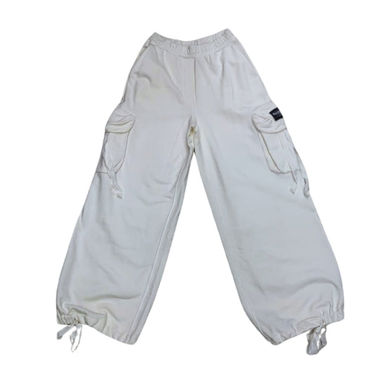 Pantalone donna cargo in felpa White EFFEK