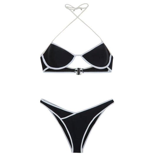 Bikini donna con ferretto EFFEK nero FK24