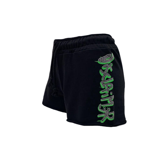 Shorts in Felpa donna Nero DISCLAIMER