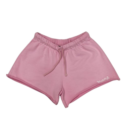 Shorts donna in felpa Rosa DISCLAIMER