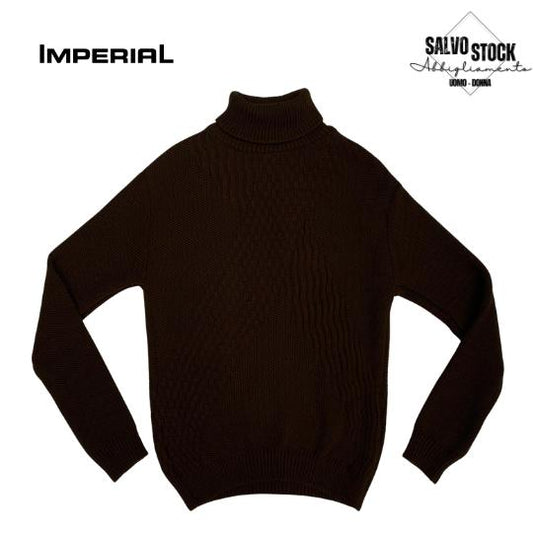 Maglia uomo dolcevita Marrone IMPERIAL