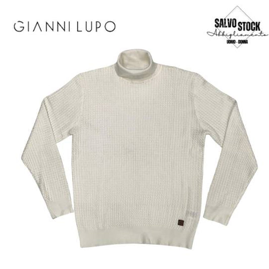 Maglia dolcevita uomo White GIANNI LUPO